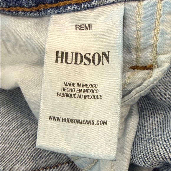 Hudson Jeans Blue Cropped Ankle Straight Jeans - Picture 5 of 7